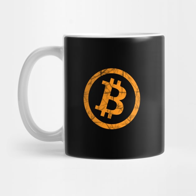 Bitcoin Icon Vintage by zadaID